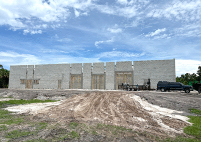 Close-up of smooth concrete floor finish in private garage by Zamora Concrete